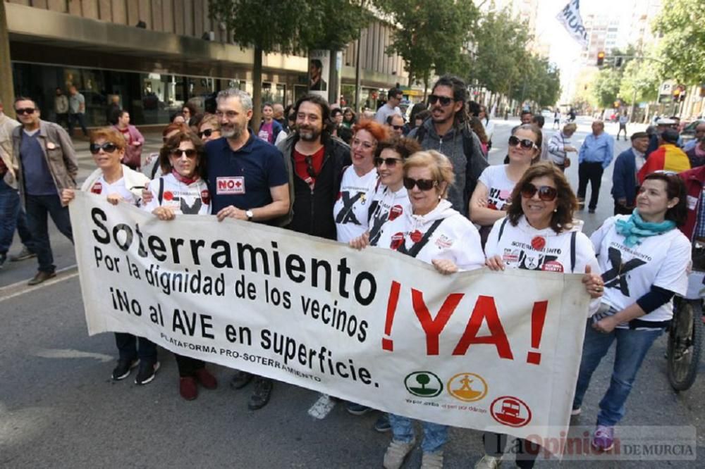 Manifestación del 1 de mayo en Murcia