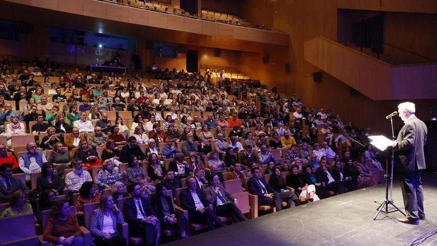 Público asistente a la gala en el auditorio de Afundación.