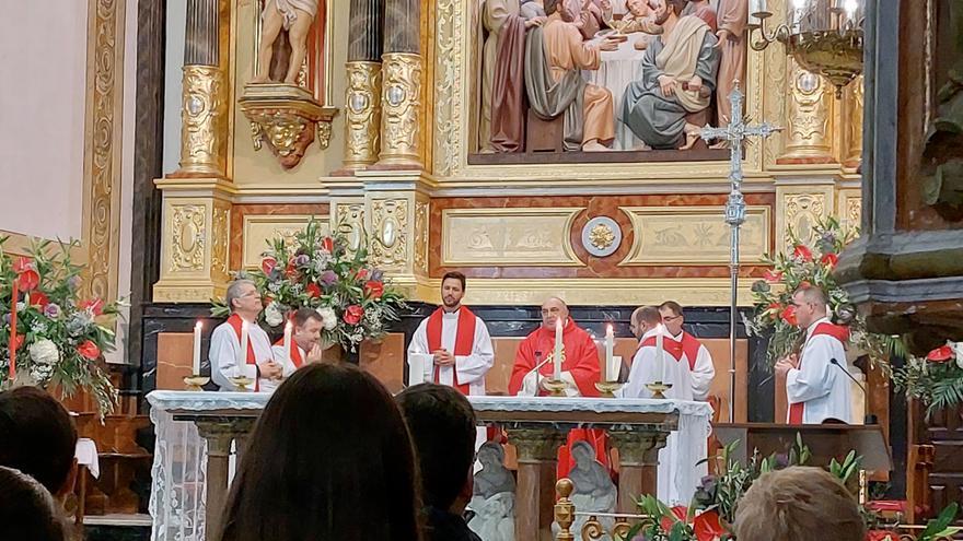 L’arquebisbe beneïx les obres de rehabilitació de l’església de Polinyà