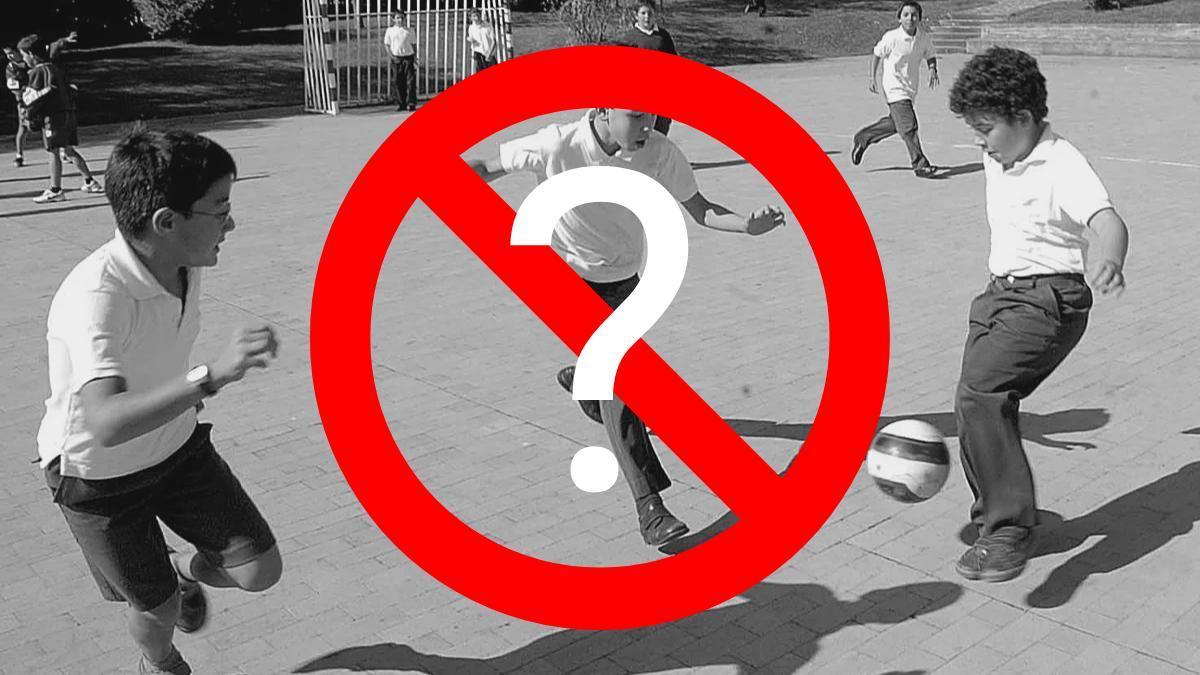 Unidas Podemos y PSOE proponen terminar con el fútbol en los colegios.