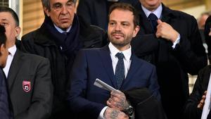 Baccaglini durante su época como directivo del Palermo