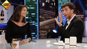 Isabel Preysler i Pablo Motos, a ‘El hormiguero’ ( Antena 3 TV).