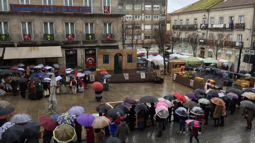 Reconquista Vigo 2018 | La lluvia amenaza la representación de la Reconquista