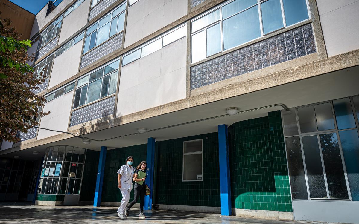 El CAP Raval Nord, en Barcelona. La atención primaria ha sido una de las afectadas por el fallo técnico.