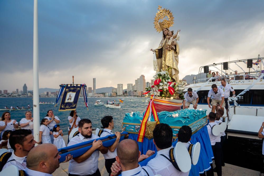 Devoción a la virgen del mar en Benidorm