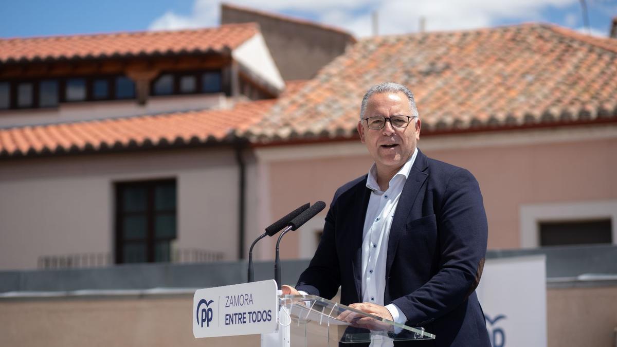 Jesús María Prada, candidato del Partido Popular a la Alcaldía de Zamora.