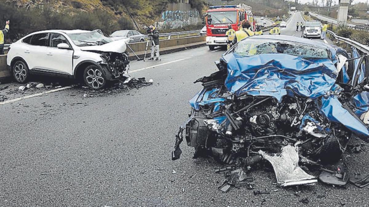 El accidente mortal de la A-52, a la altura de Salvaterra.