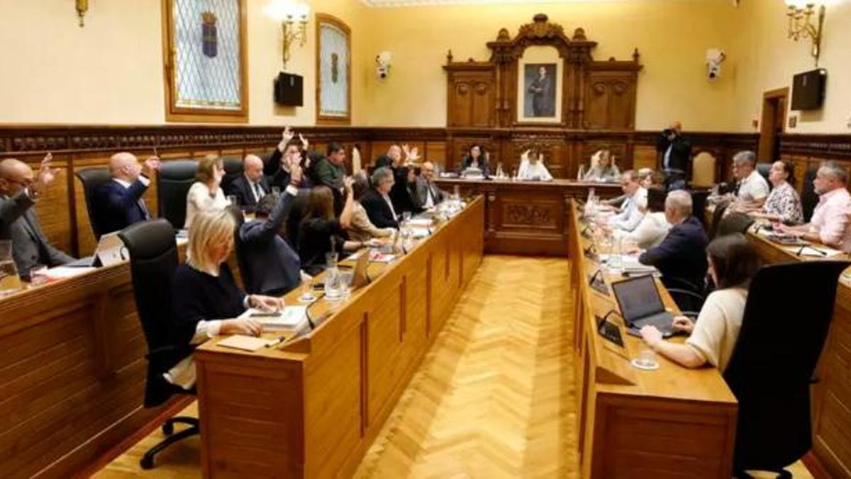 Pleno del Ayuntamiento de Gijón.