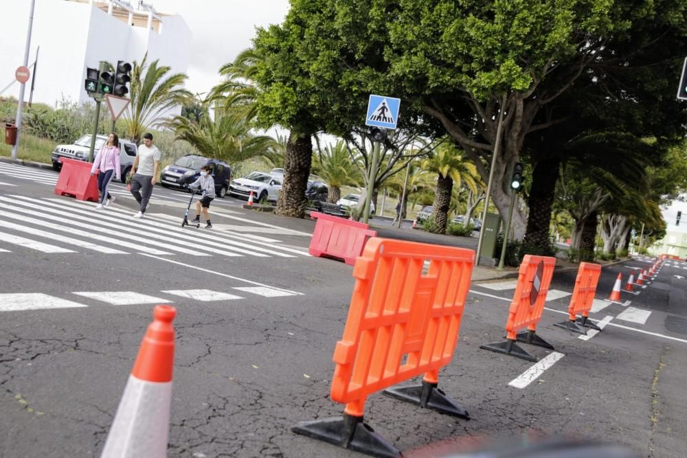 Cortes de carriles para facilitar paseos