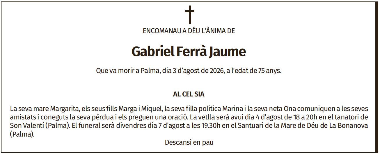 Gabriel Ferrà Jaume