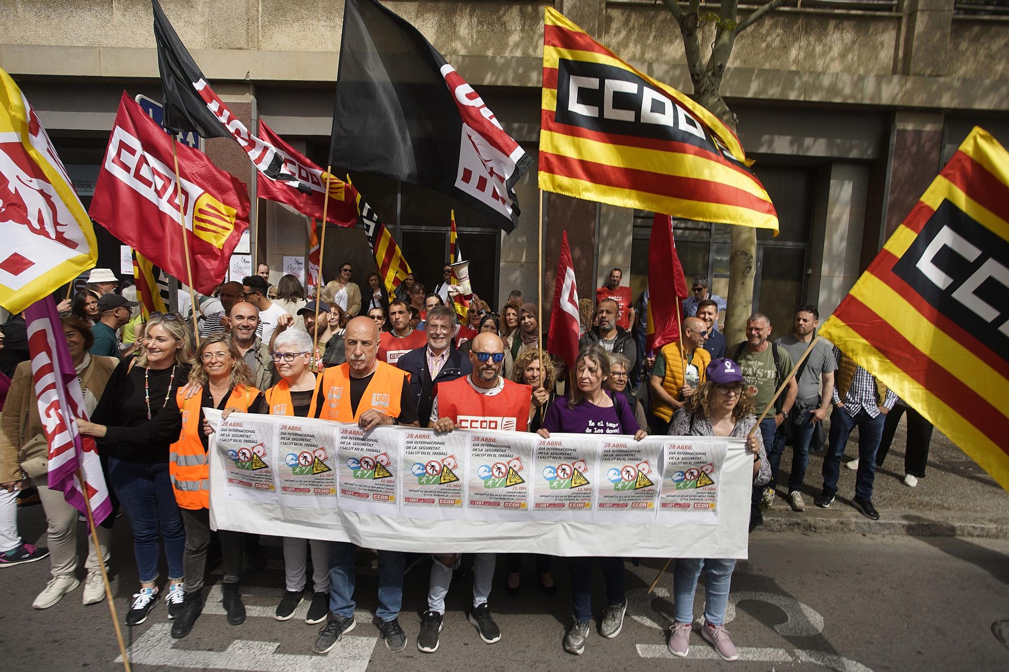 CCOO i UGT de Girona criden a manifestar-se l'1 de Maig contra la inflació i els beneficis que acumulen les empreses