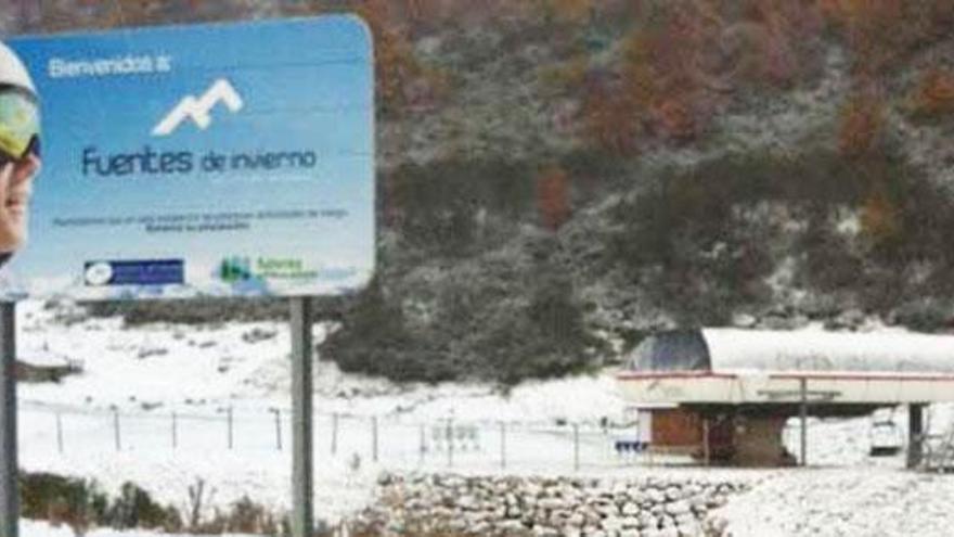 La nieve prepara las estaciones de esquí asturianas