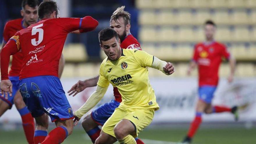 Triunfo pasado por agua del Villarreal B en Teruel (0-2)