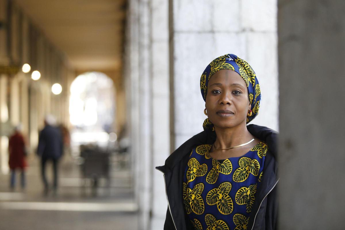 Dialla Diarra, en Girona.