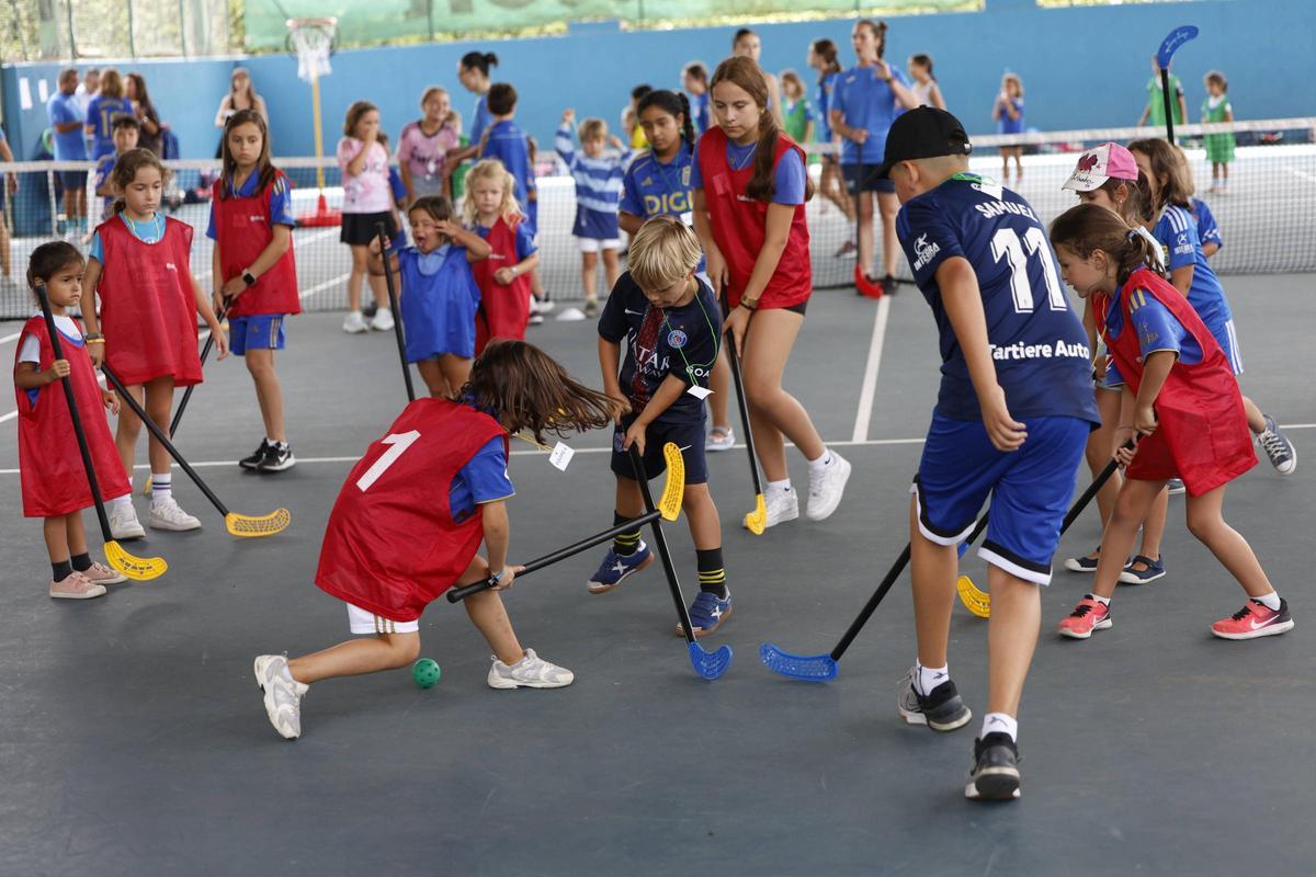 Máxima concentración durante un partido de hockey