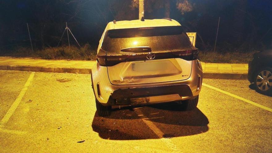 parabrisas de un coche destrozado en El Campello que lo cambió todo