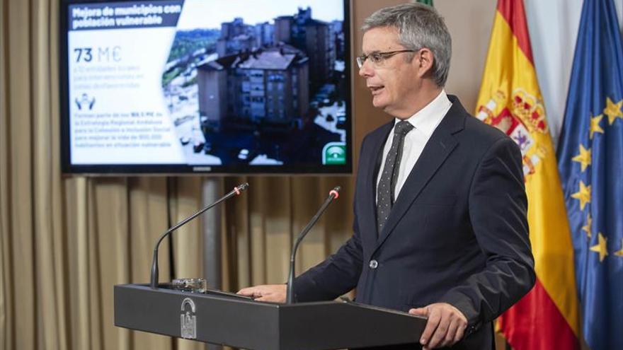 La Junta de Andalucía prorroga los presupuestos de este año al 2019