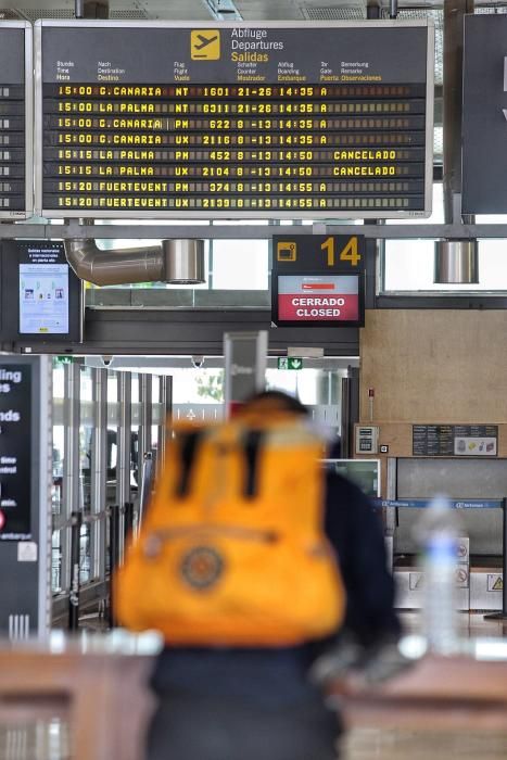 Situación en el aeropuerto Tenerife Norte con test