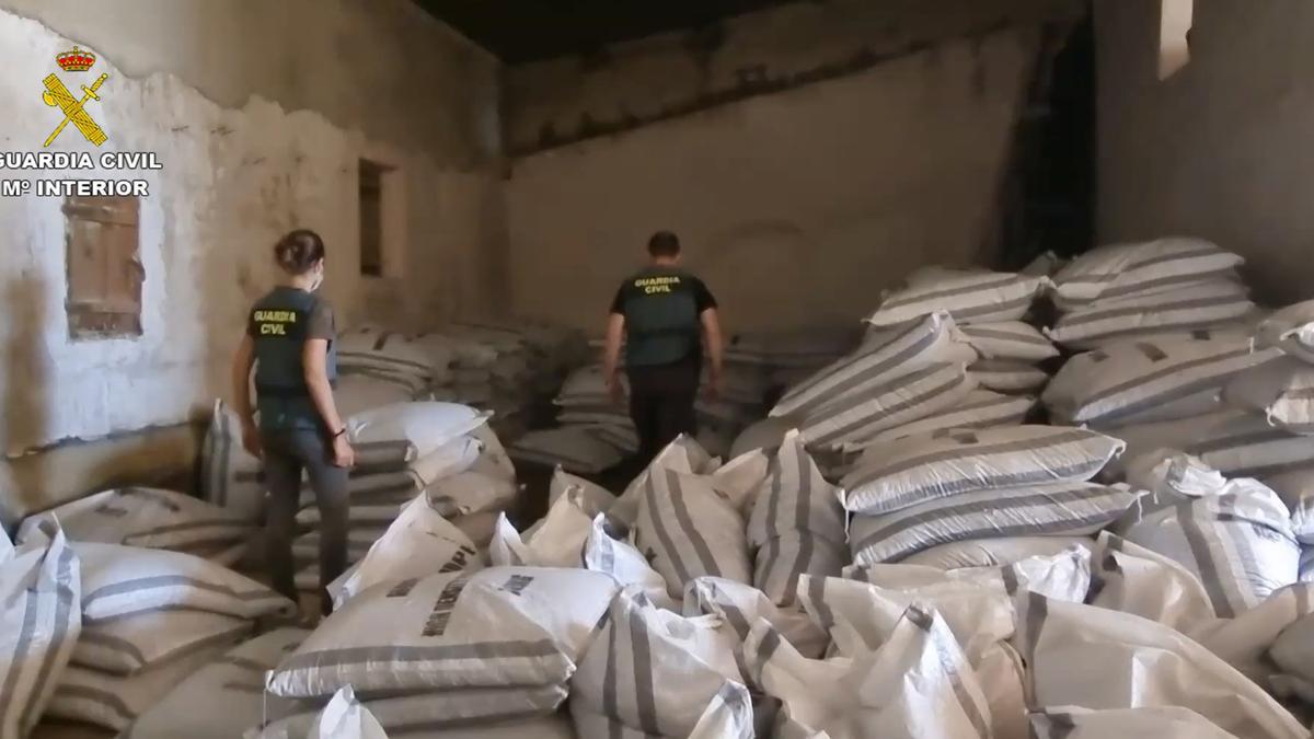 18 detenidos por importar 1,5 toneladas de cocaína camuflada en escamas de plástico