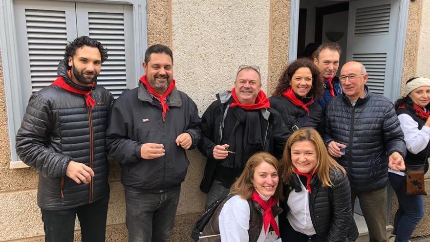 Garrido y Cladera viven el Sant Antoni de Artà con el pintor Miquel Barceló