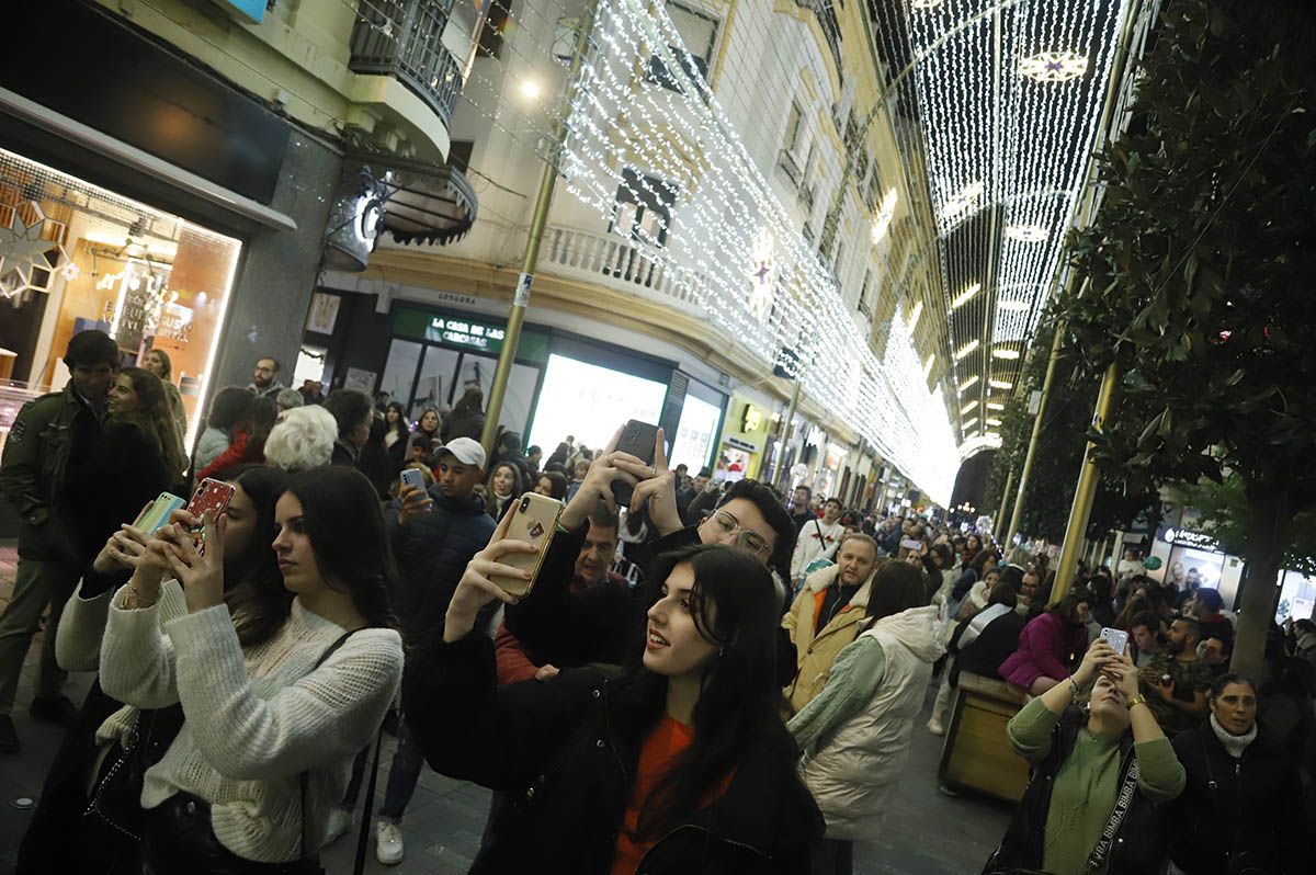 Encendido del alumbrado de Navidad en Córdoba