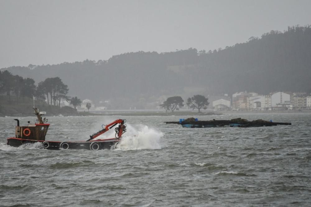 El temporal en Galicia en imágenes