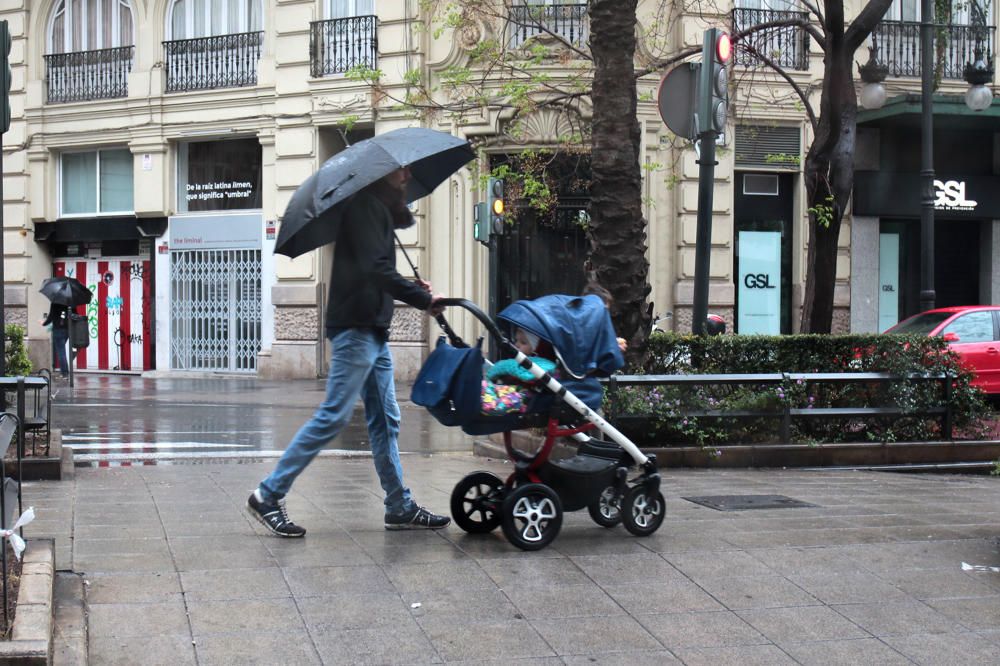 Lluvias persistentes en la Comunitat Valenciana