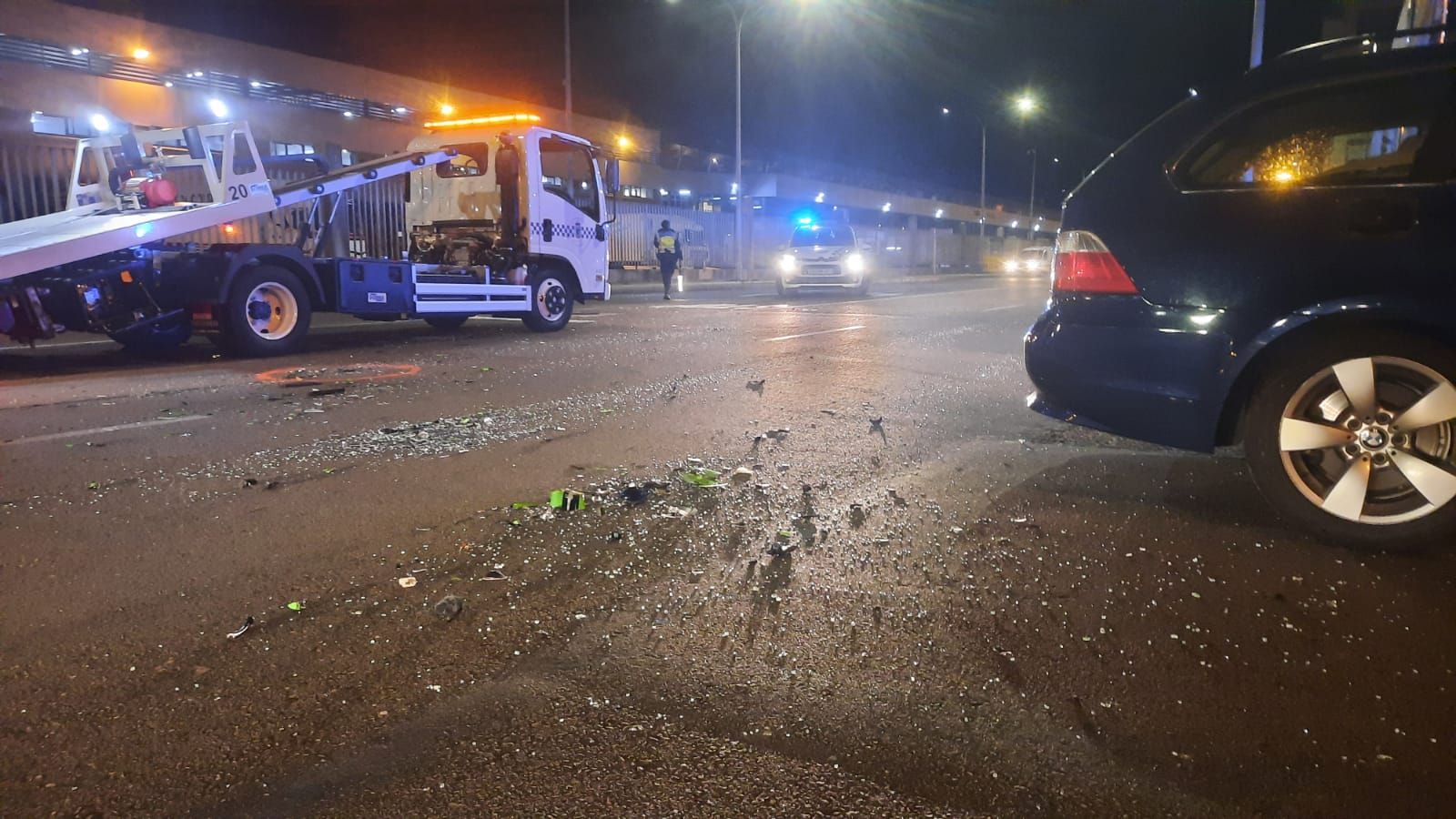 Herido un motorista en un accidente en Beiramar