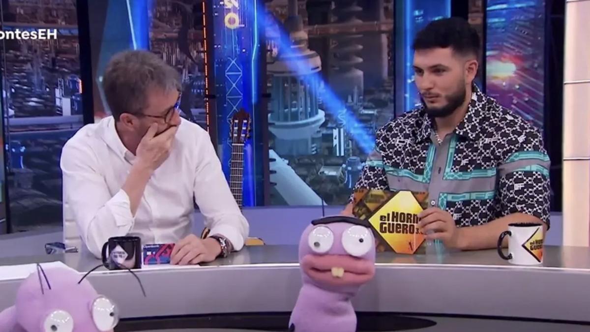 Pablo Motos y Omar Montes, en 'El Hormiguero'.