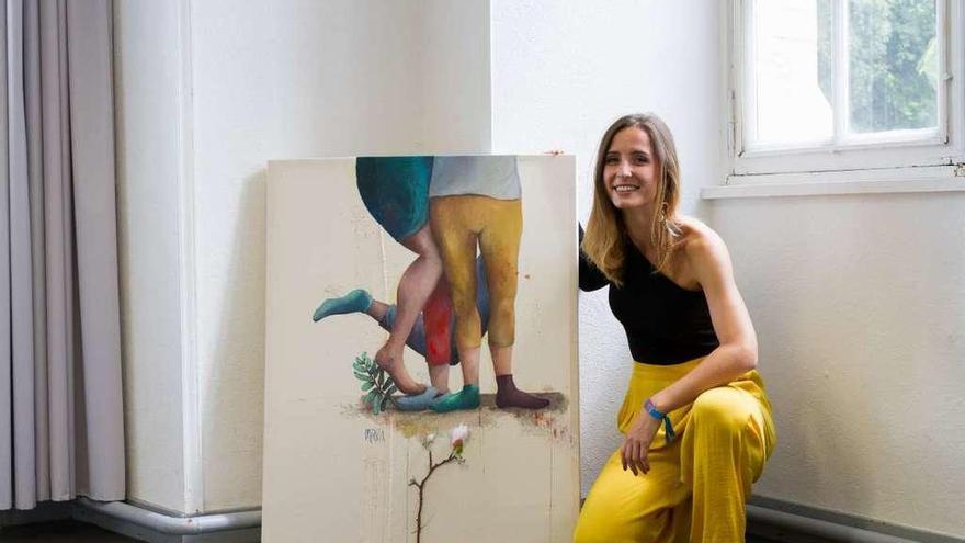 María Peña muestra su obra en la sección &quot;Euro Celtic Art&quot;