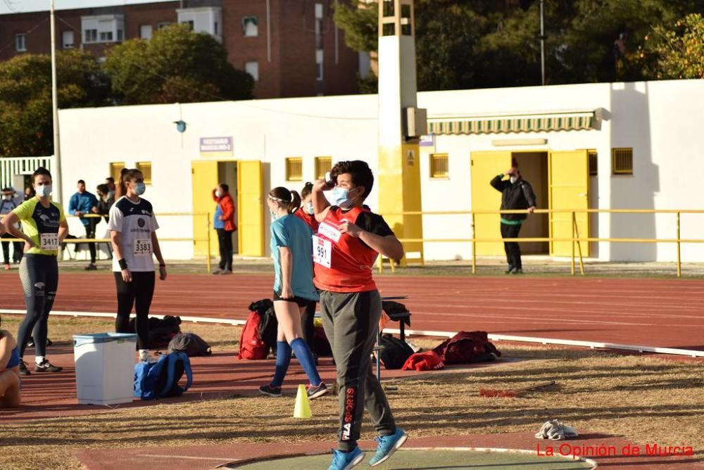 Control federativo de atletismo en Cartagena