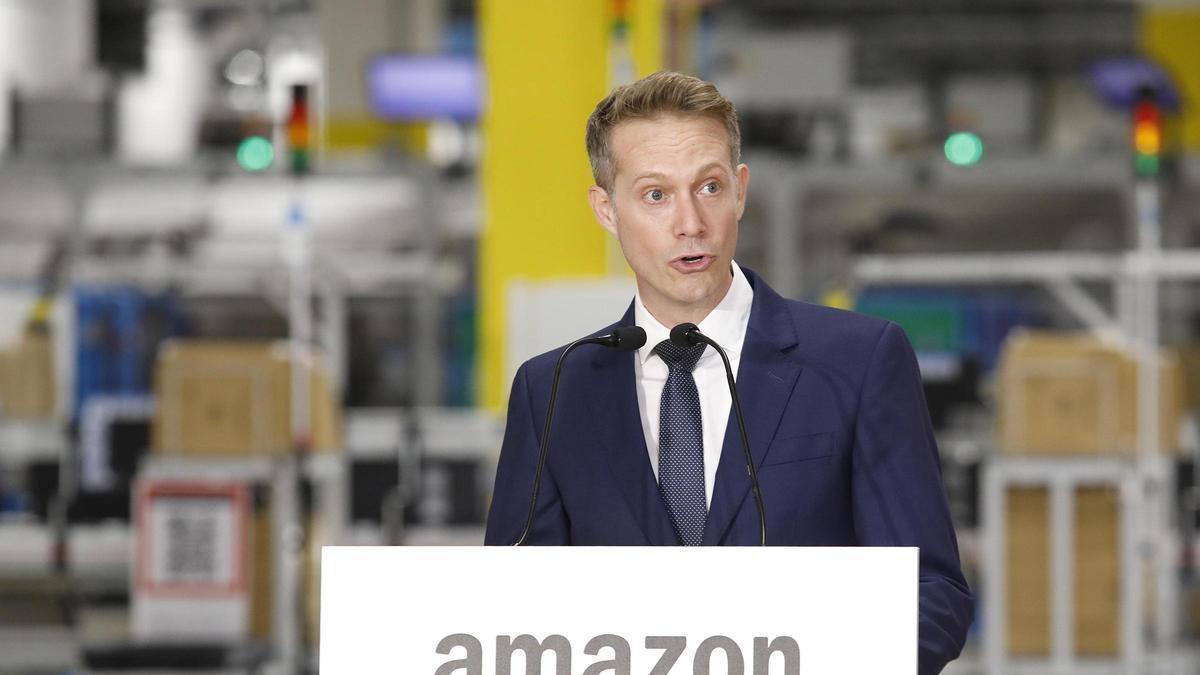 Jordi Bellana, director general del centre logístic d'Amazon a Far d'Empordà.