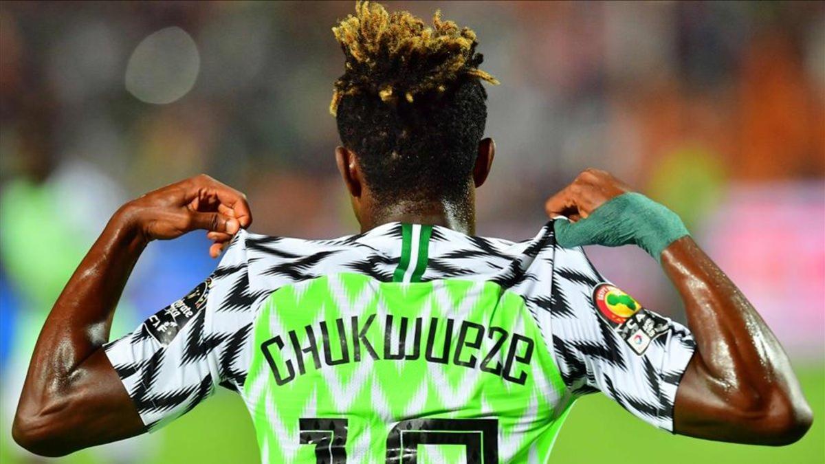 Chukwueze fue el jugador más destacado en la victoria de Nigeria frente a Sudáfrica