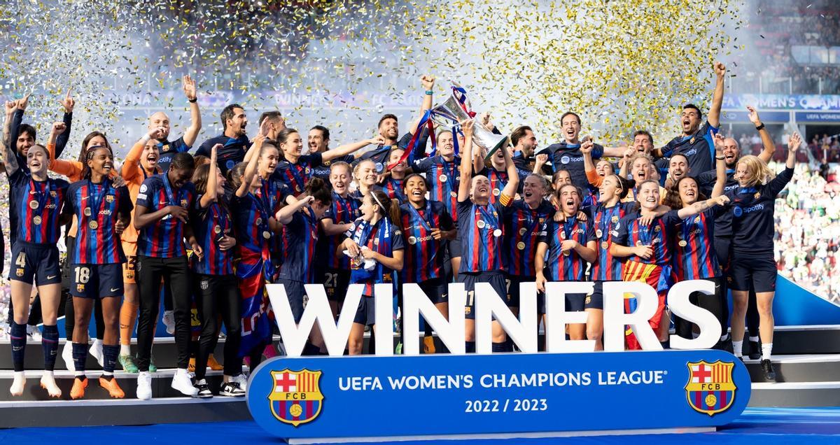 Así fue la fiesta de la Champions del Barça