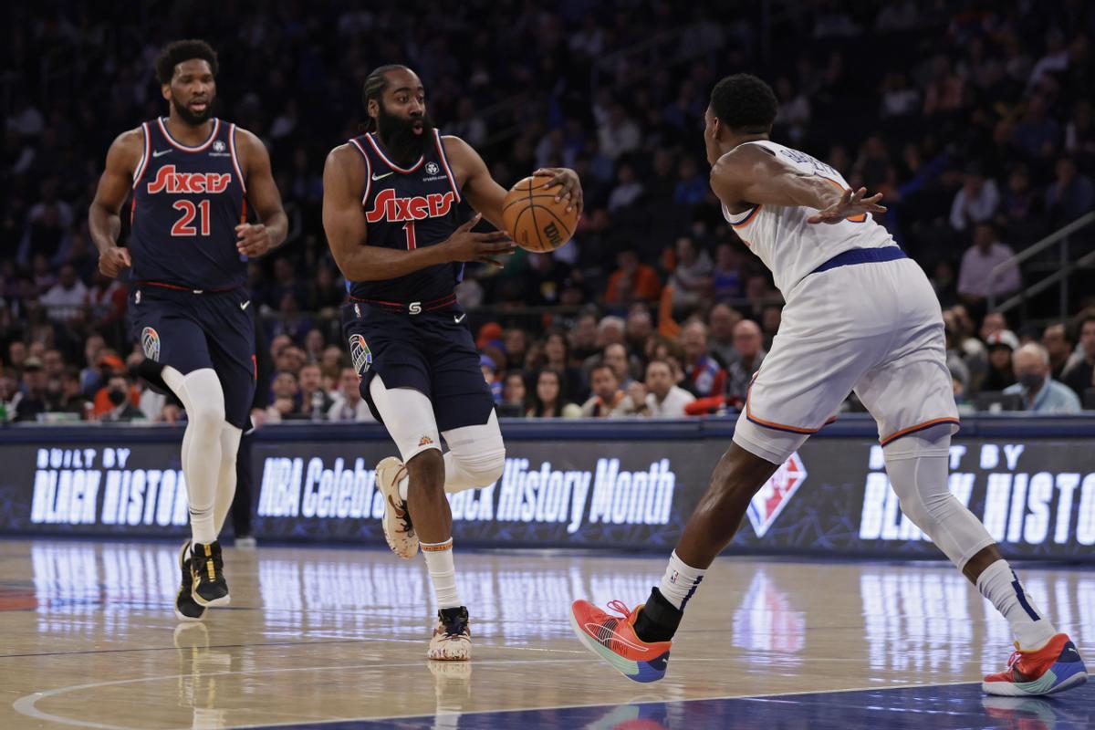 Harden i Embiid, connexió d’èxit per als Sixers