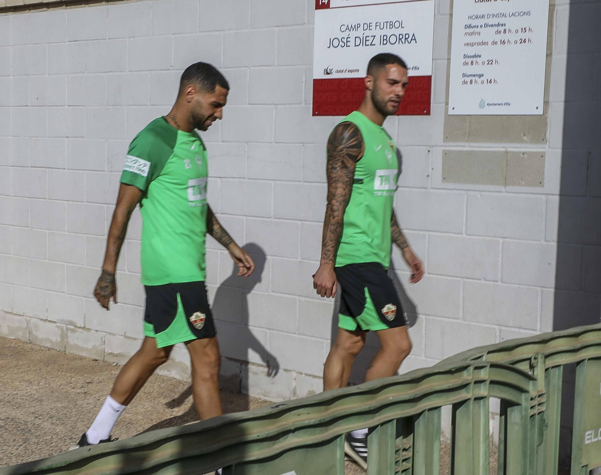 Gallego y Nino comienzan a preparar al Elche pensando en el Mallorca