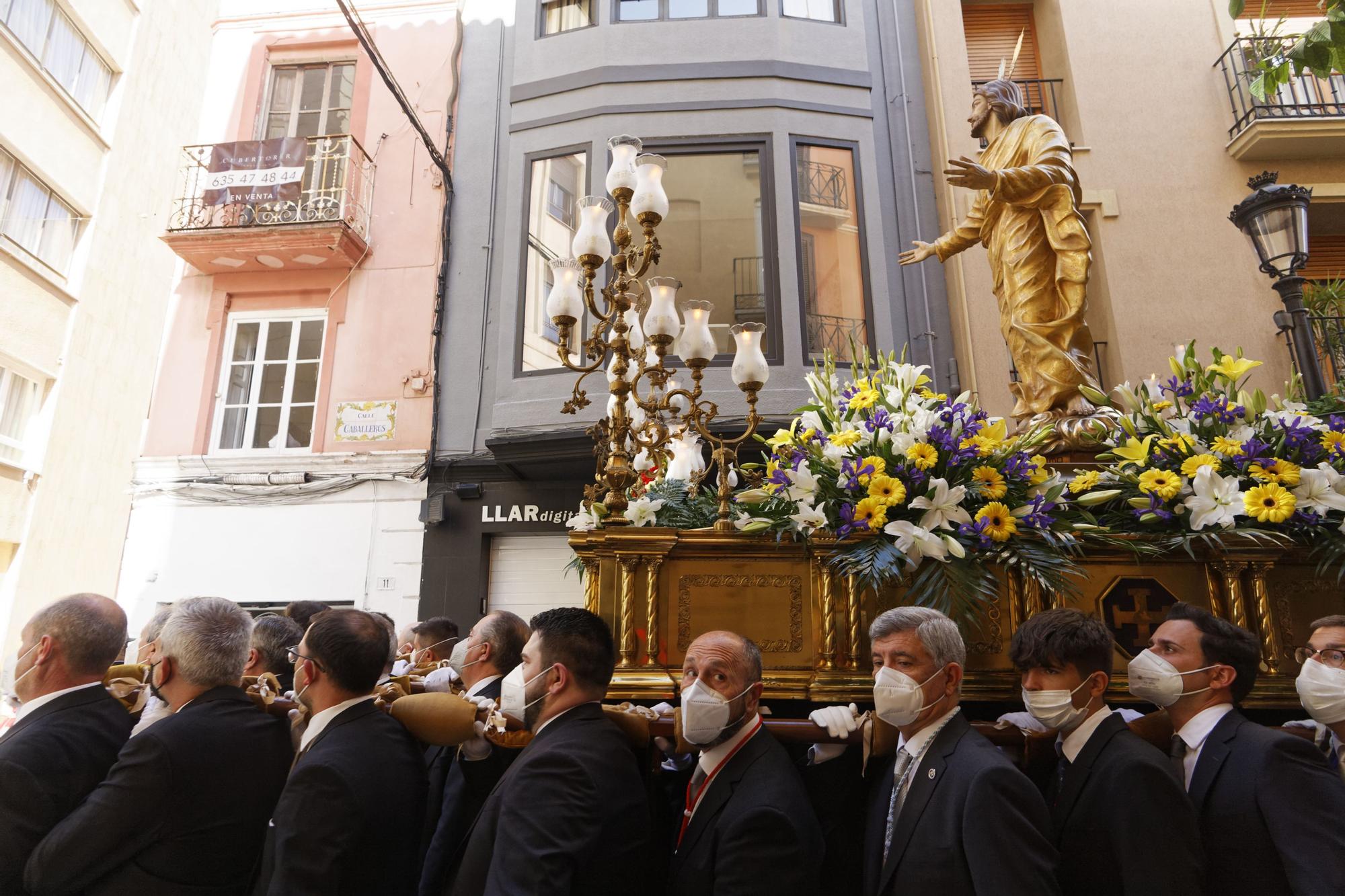 Procesión del Encuentro de Pascua en Castelló.