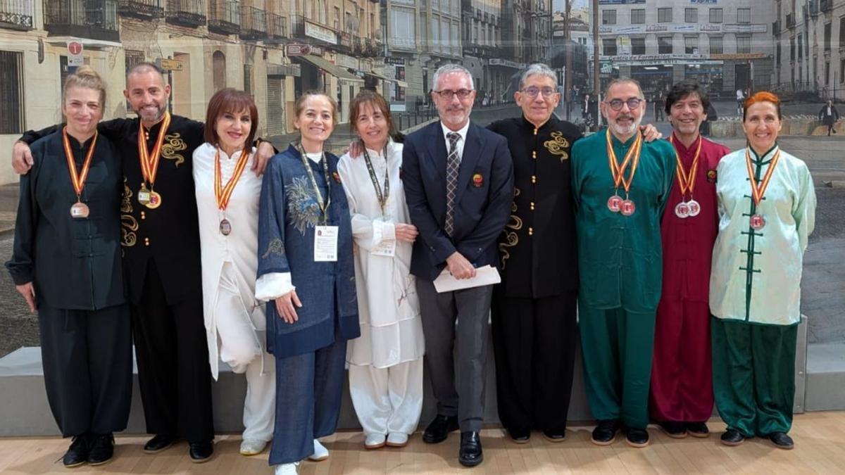 Brillo gallego en el Campeonato de España de Taichí |