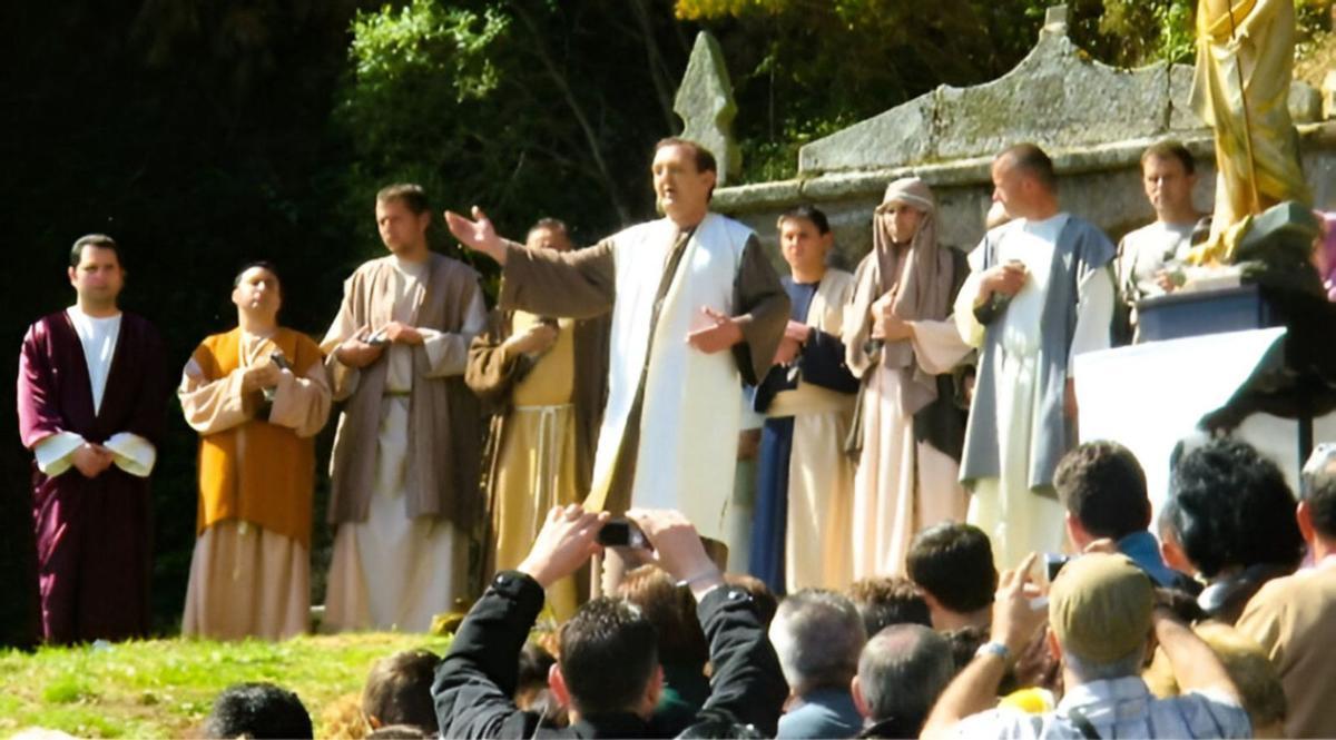 Auto da Resurrección en Fisterra.