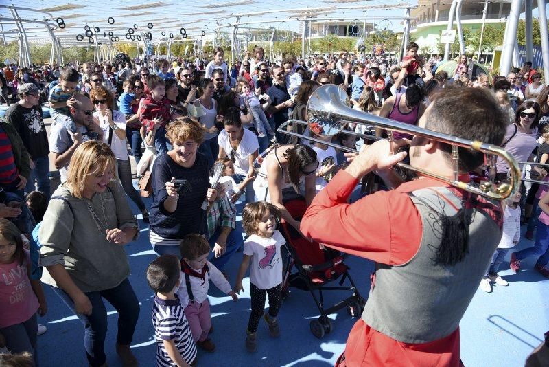 Inauguración de Río y Juego, espacio infantil de las fiestas