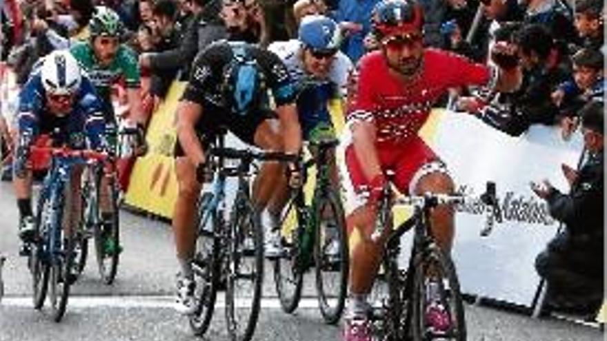 Nacer Bouhanni es va imposar en l&#039;esprint d&#039;ahir a Calella.