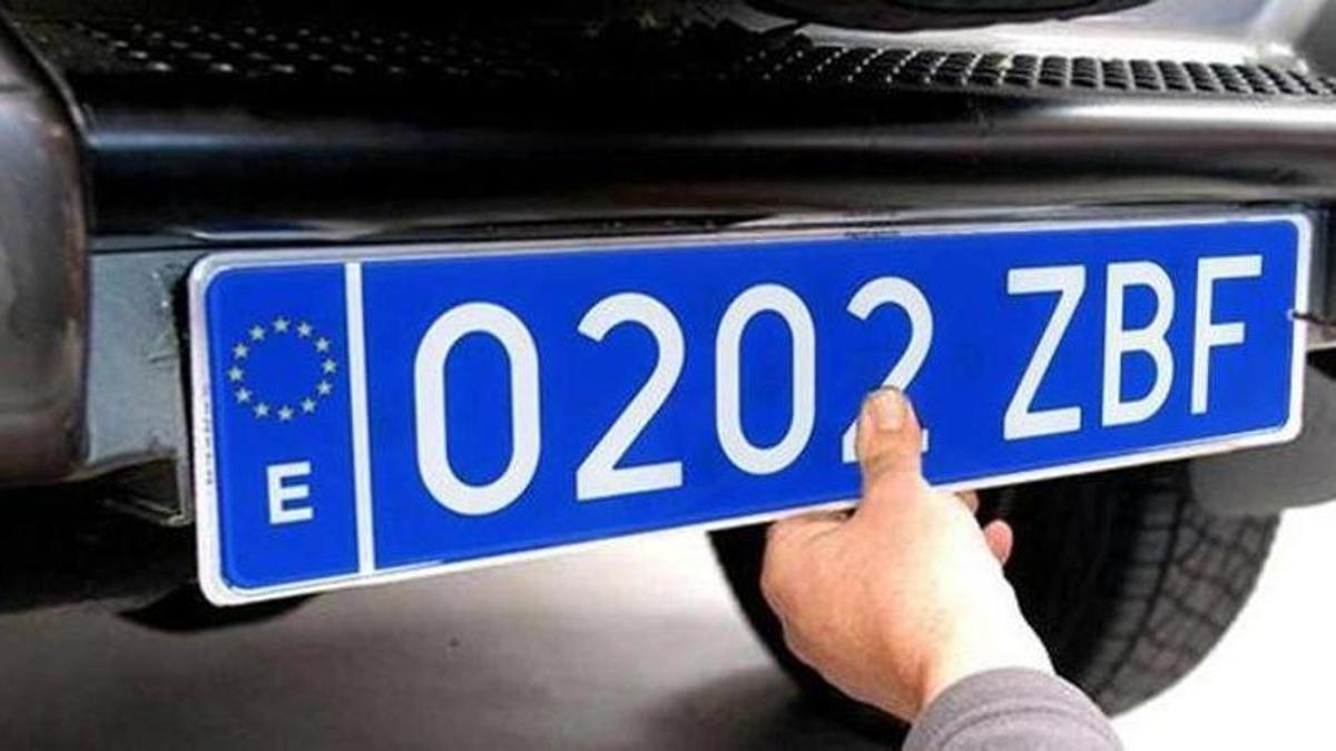 Así han cambiado las matrículas de los coches