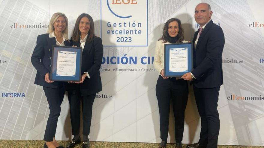 Las firmas lalinenses Alvalop y Supernova reciben la certificación CIEGE por su buena gestión empresarial