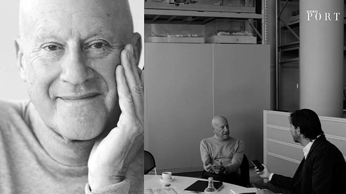 Vídeo de promoció de la revista ’Port’, on a la portada apareix Norman Foster.