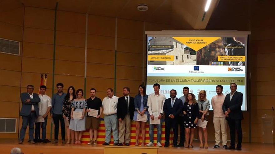 La comarca empieza a digitalizar su patrimonio con la escuela taller