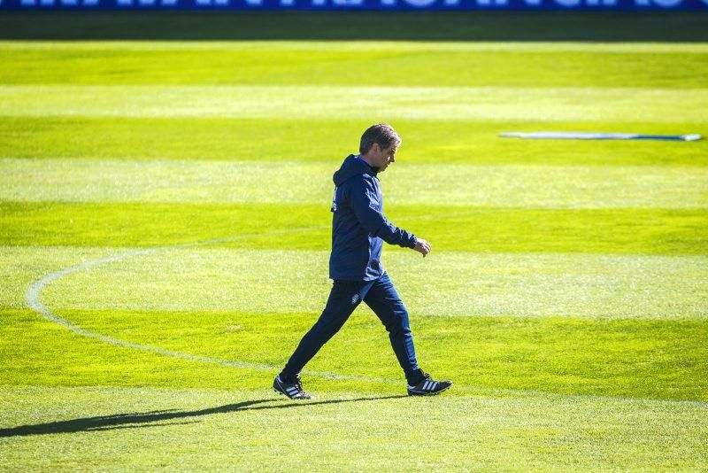 Sesión de entrenamiento del Real Zaragoza