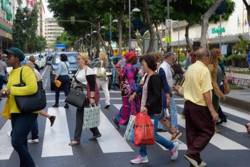 Black friday en la zona comercial de Mesa y Lopez