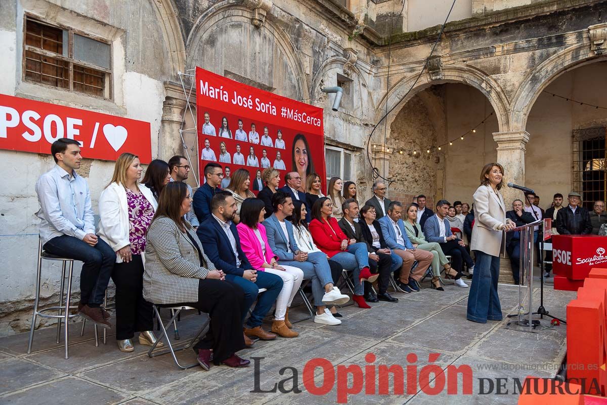 Descubre la lista del PSOE a la alcaldía de Caravaca