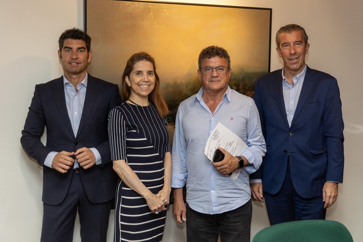 Manuel Bonilla, Nuria Oliver,Toni Cabot y Javier Pérez de Vargas