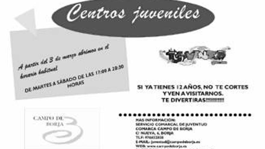 Los centros juveniles, una apuesta de la comarca por este colectivo